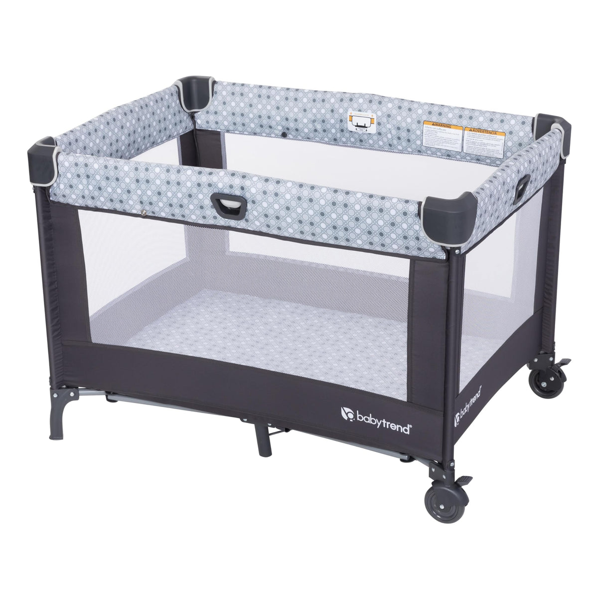 Nursery Den Playard with Rocking Cradle, Snooze Pod, Flip Over Changer L95599