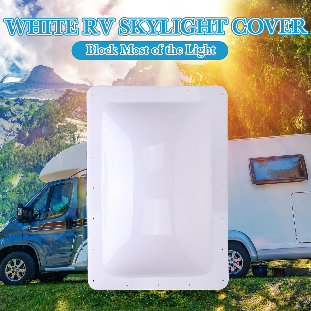 18" x 26" RV Skylight Replacement Milky White B43595