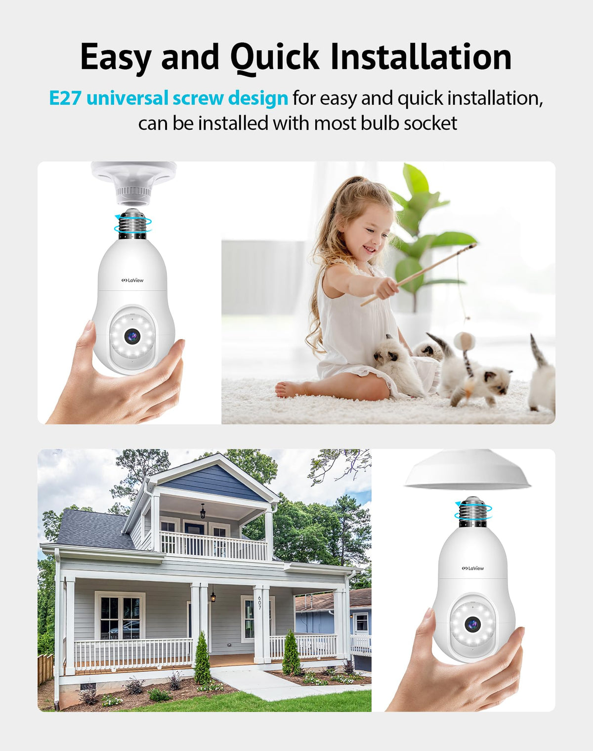 4MP 2K Security Camera B61554