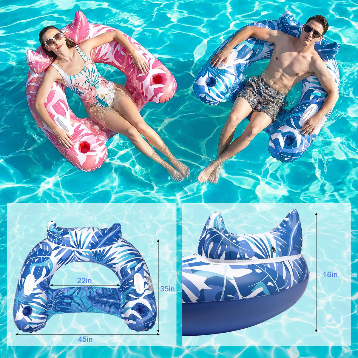 Inflatable Pool Float Chair I414019