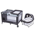 Nursery Den Playard with Rocking Cradle, Snooze Pod, Flip Over Changer L95599