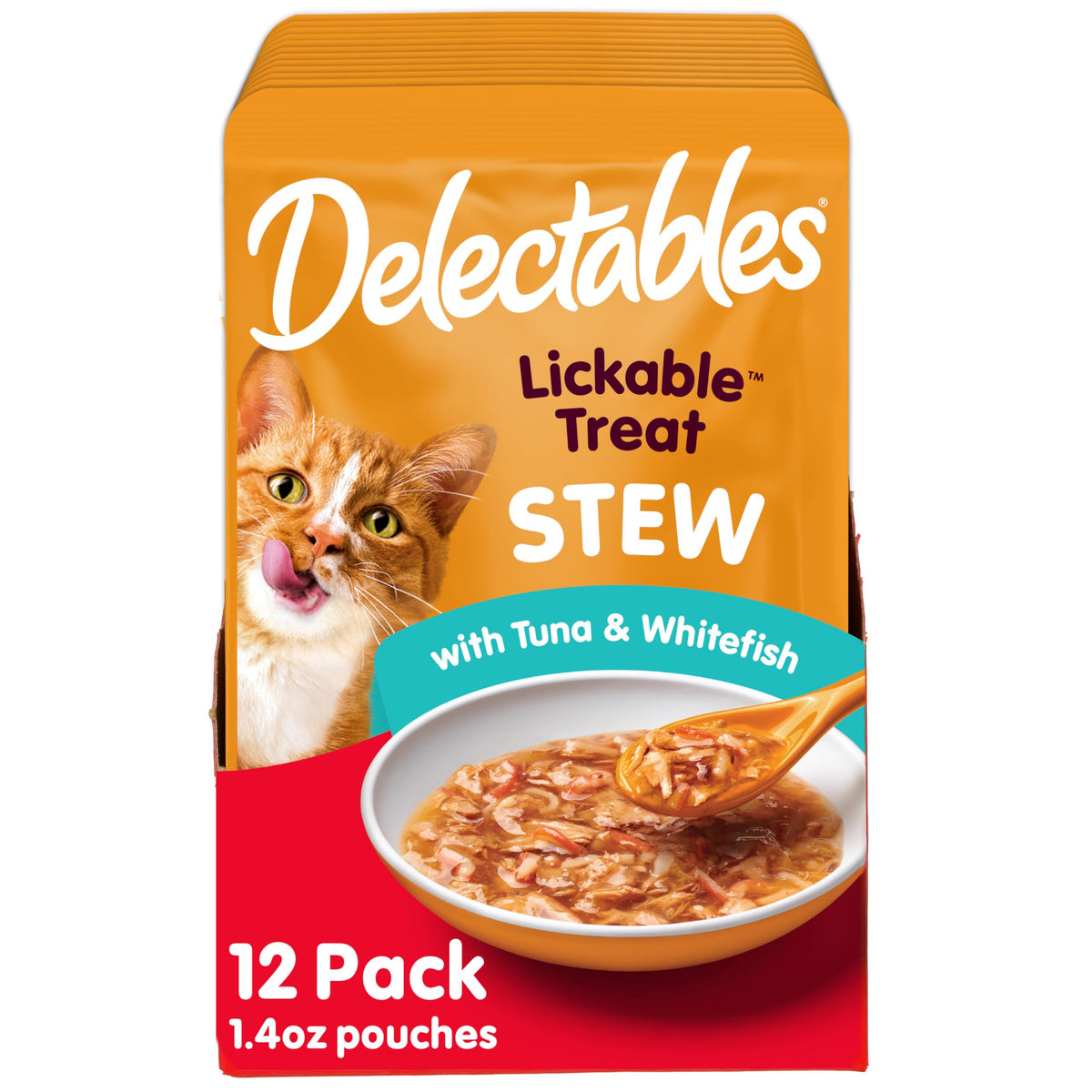 Wet Cat Treat with Real Tuna & Whitefish 1.4oz 12ct S8029