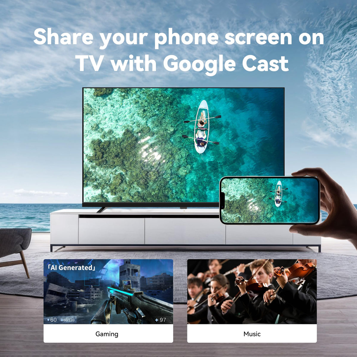 40-inch 1080p Full HD Smart TV O56119