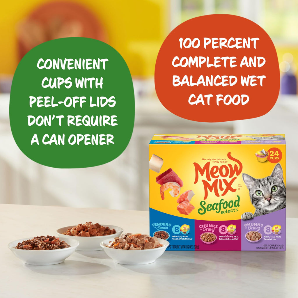 Dry Cat Food 6.3 Pound and Wet Cat Food Variety Pack 2.75 Ounce (Pack of 24) Y749