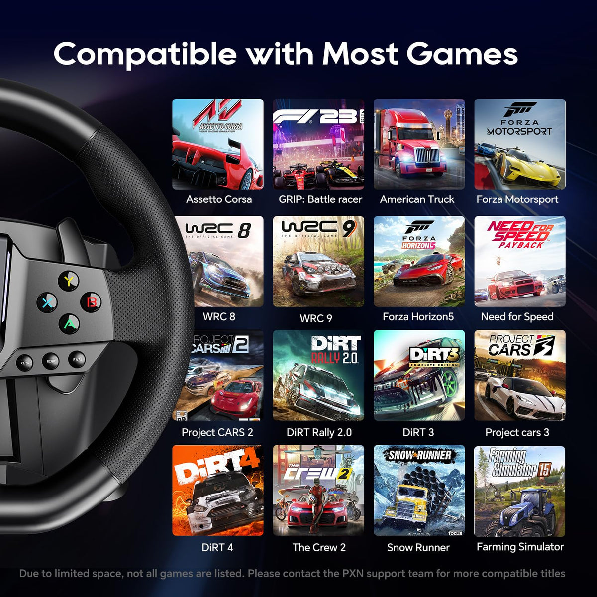 Gaming Steering Wheel J7428