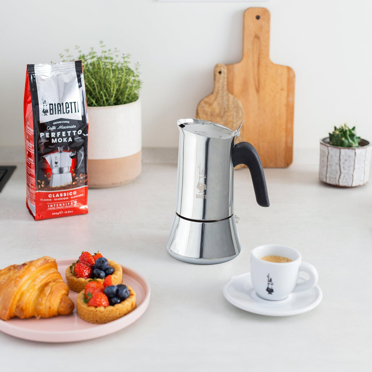 Stainless Steel Stovetop Coffee Maker 6 Cups K2139