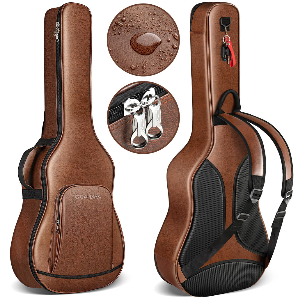 0.8in Thick Padding Waterproof Acoustic Guitar Case A75320
