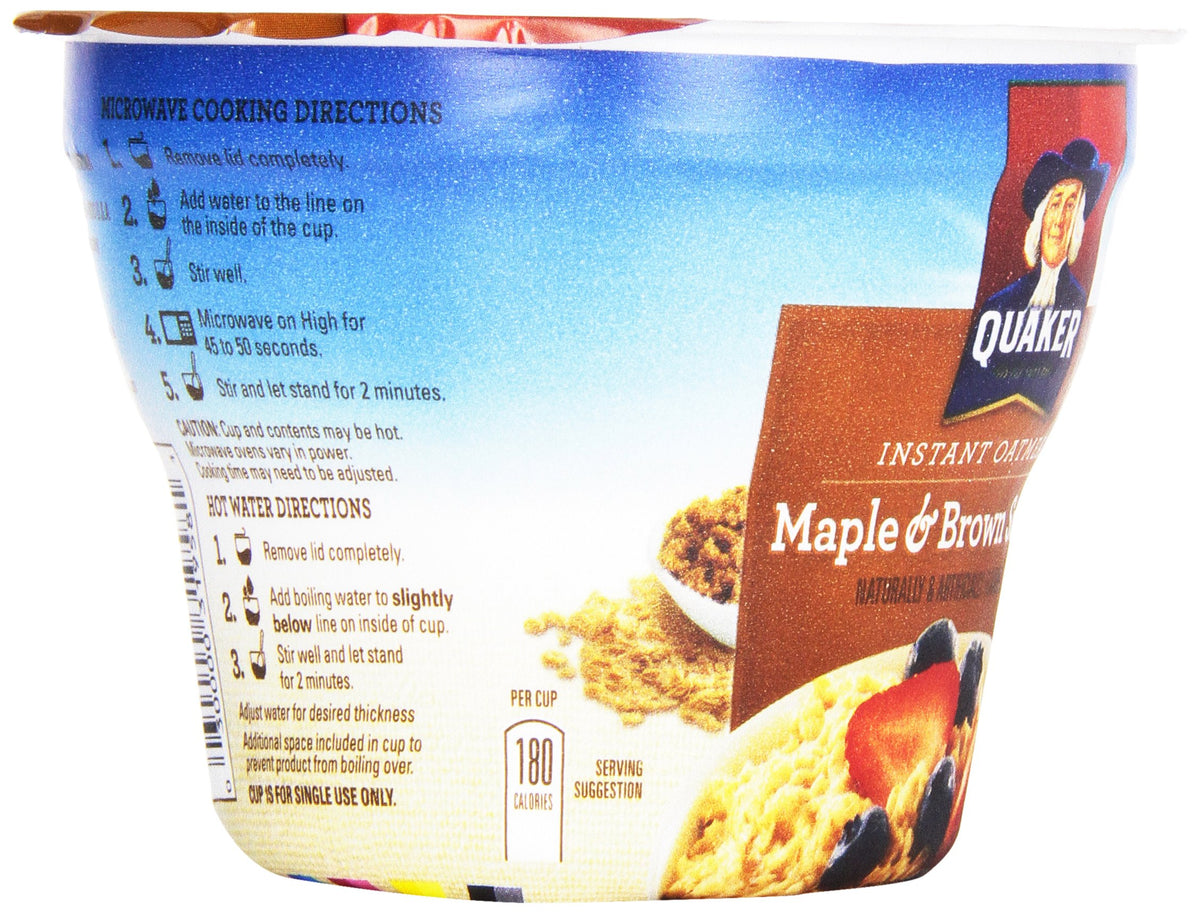 Instant Oatmeal Maple Brown Sugar 1.69 Oz Pack of 5 U258