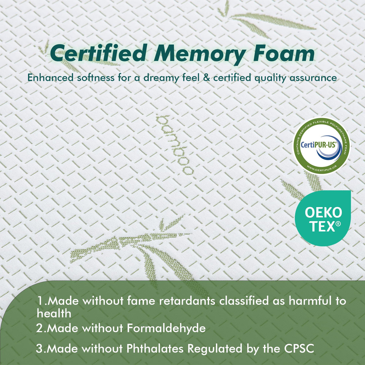 6 Inch Twin Gel Memory Foam Mattress V47690