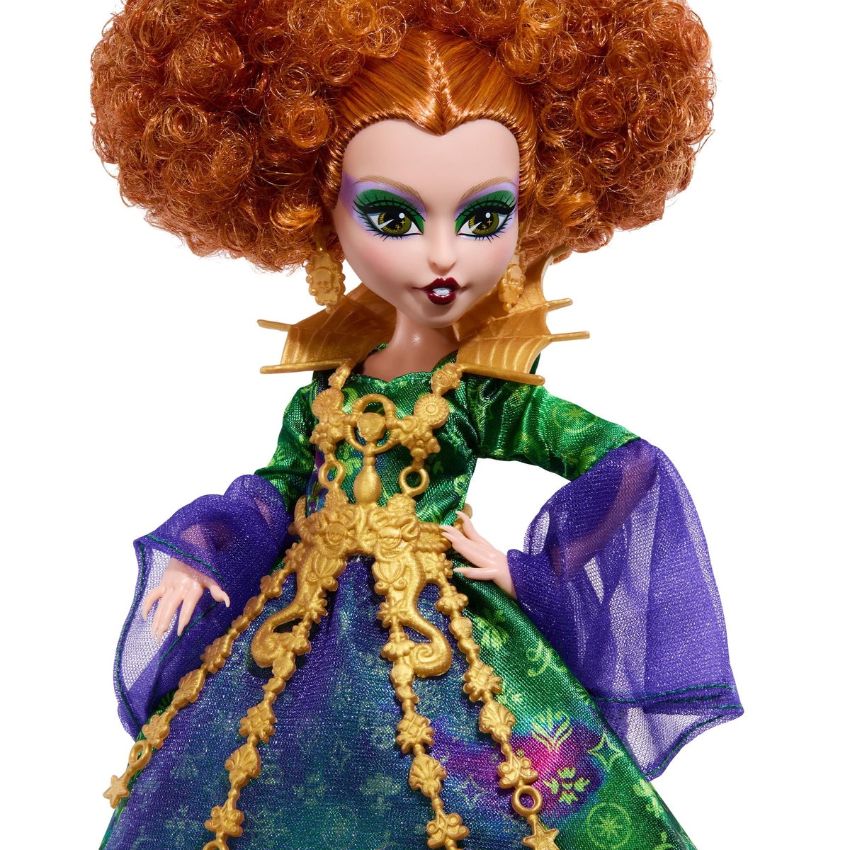 Dolls Set with Articulated Figures, Witchy Dresses, and Accessories N92289