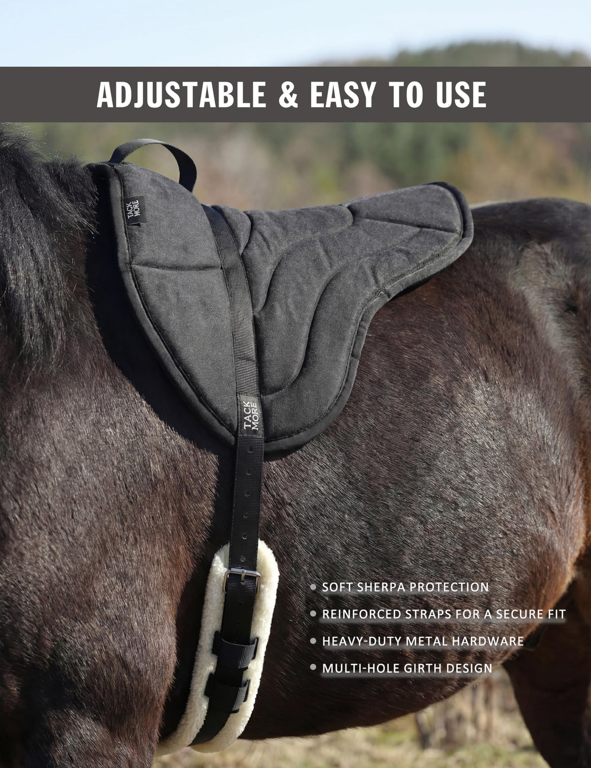 Bareback Pad with Girth U288