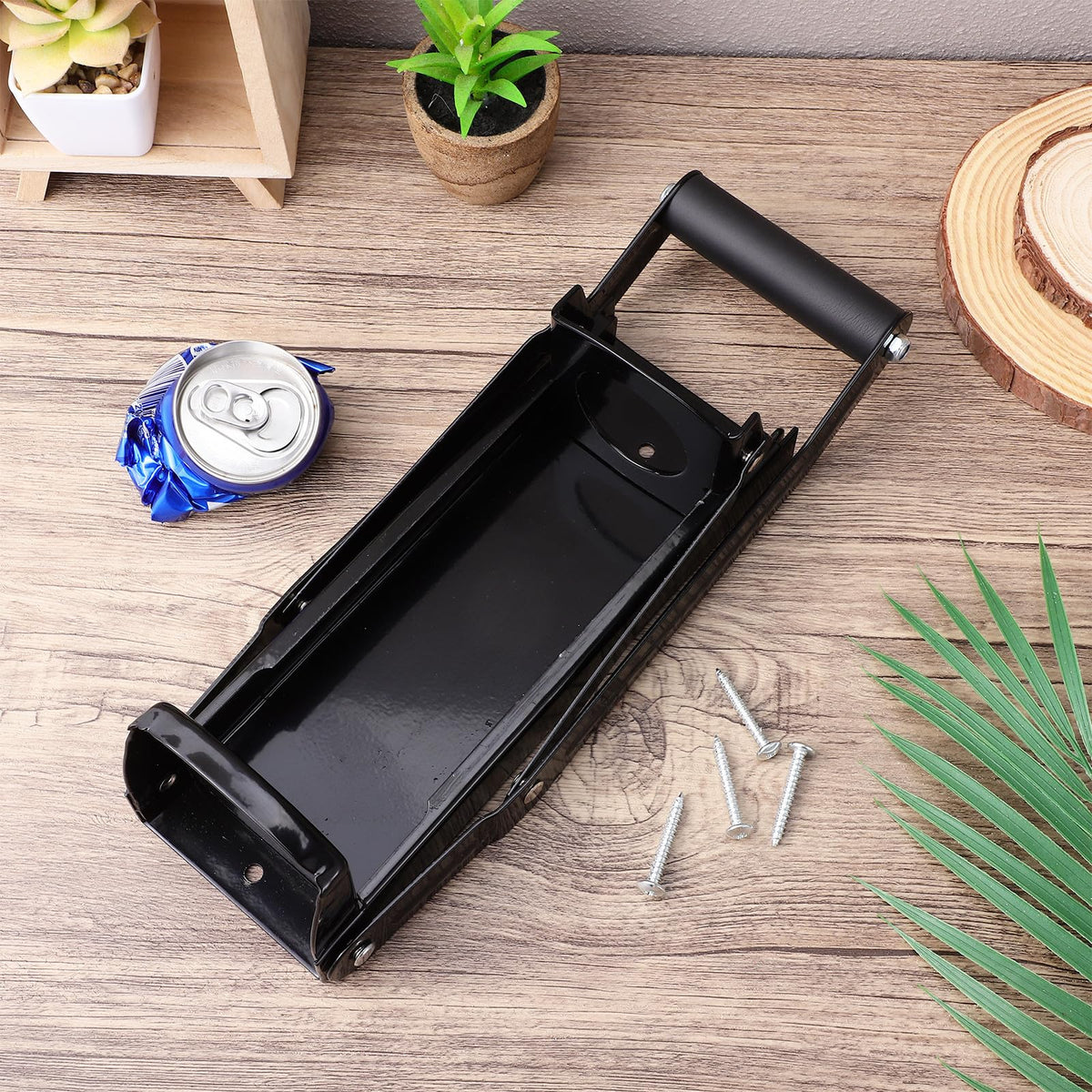 Wall Mounted Stainless Steel Can Crusher S603