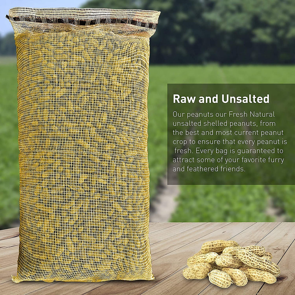 25 Pound Bag Raw Unsalted In-Shell Peanuts A108975